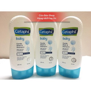 Sữa tắm gội cho bé Celtaphil Baby Gentle Wash & Shampoo