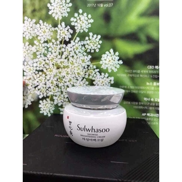 Kem dưỡng trắng da Sulwhasoo bạch sâm dưỡng trắng da mờ thâm nám 5ml