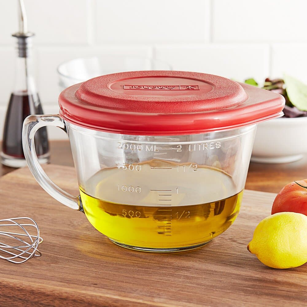 Ca Đong Tô Thủy Tinh Có Nắp Dung tích 2000 ml Anchor Hocking - Made in USA