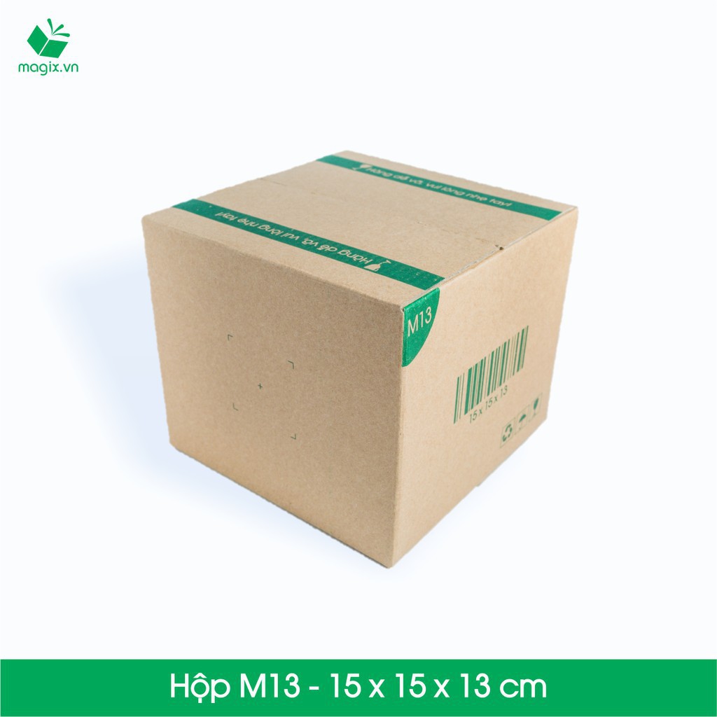 20 Thùng hộp carton - Mã HN_M13 - Kích thước 15x15x13 (cm)