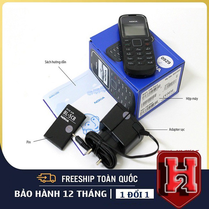 Điện Thoại 1280 Nokia Fullbox, Kèm Phụ Kiện Sạc+Pin [Chính Hãng Bảo Hành 6 Tháng] | BigBuy360 - bigbuy360.vn