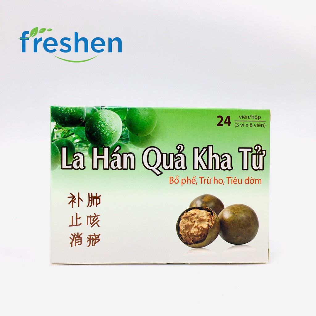 La Hán Quả Kha Tử bổ phế ,trừ ho, tiêu đờm