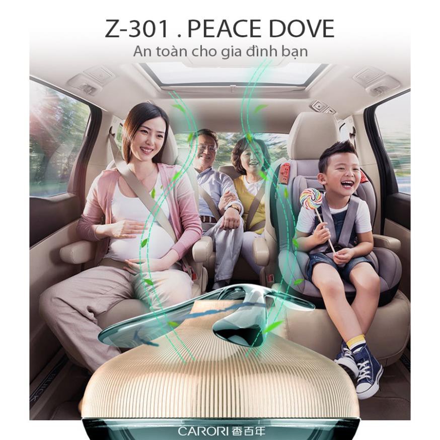 Nước hoa ô tô CARORI PEACE DOVE Z-3014 Wind Ripples 60ml - Nhập Khẩu Chính Hãng