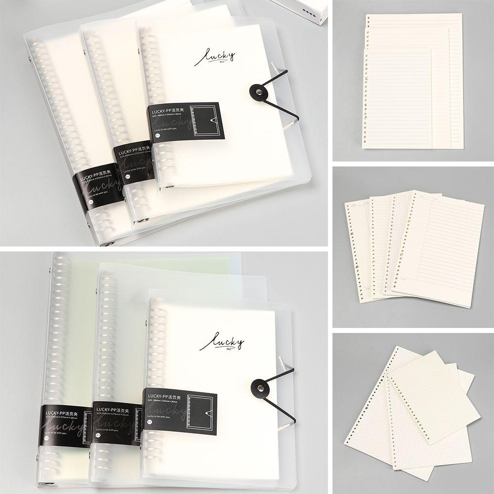 Vỏ Nhựa Bọc Sổ Tay Ghi Chú / Nhật Ký Thời Trang Có Thể Nạp Lại