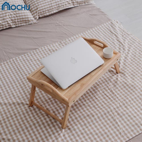 Bàn Ăn Gấp Gọn Mini Gỗ Cao Su OCHU Tiện Lợi Di Chuyển BED TRAY Nội thất phòng ngủ phòng khách