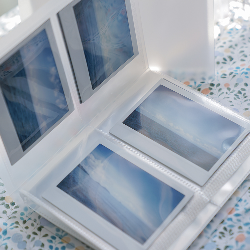 Album bản to đựng ảnh 5 inch thiết kế màu trong đơn giản thanh lịch
