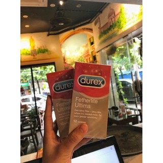 [Che Tên SP] Bao Cao Su Siêu Mỏng Durex Fetherlite Ultima - 3 cái