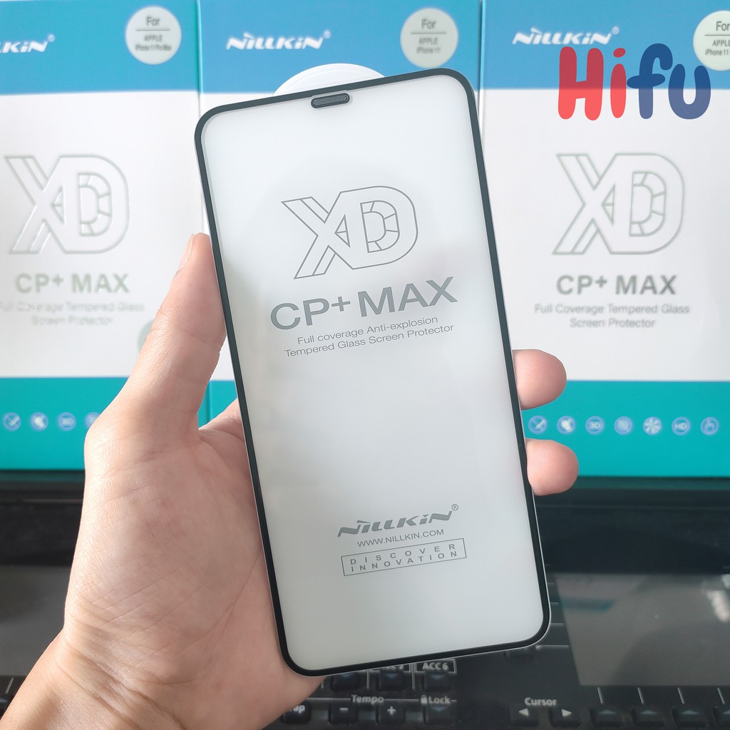 [CAO CẤP] Cường Lực Full Màn Nillkin XD CP+Max Iphone X/XR/XS/XSMax/11/11Pro/11ProMax/7Plus/8 Plus - Chính Hãng