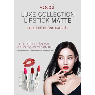 Son lì dưỡng môi cao cấp Vacci Lipstick Matte