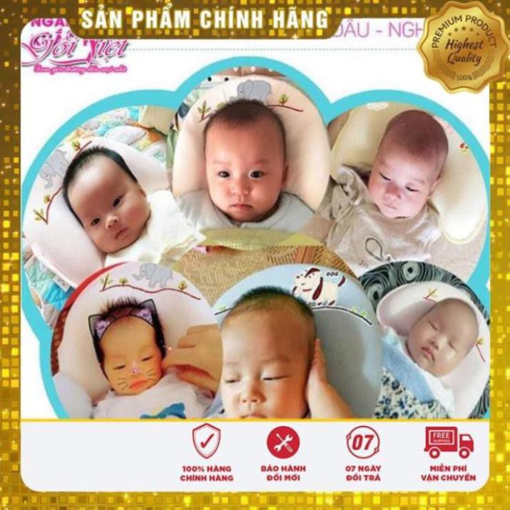 Combo 2 Gối cao su Babymoov Chính hãng chống bẹp đầu cho bé【SIÊU TRỢ GIÁ】BH 12 tháng 1 đổi 1. Gối cao cấp