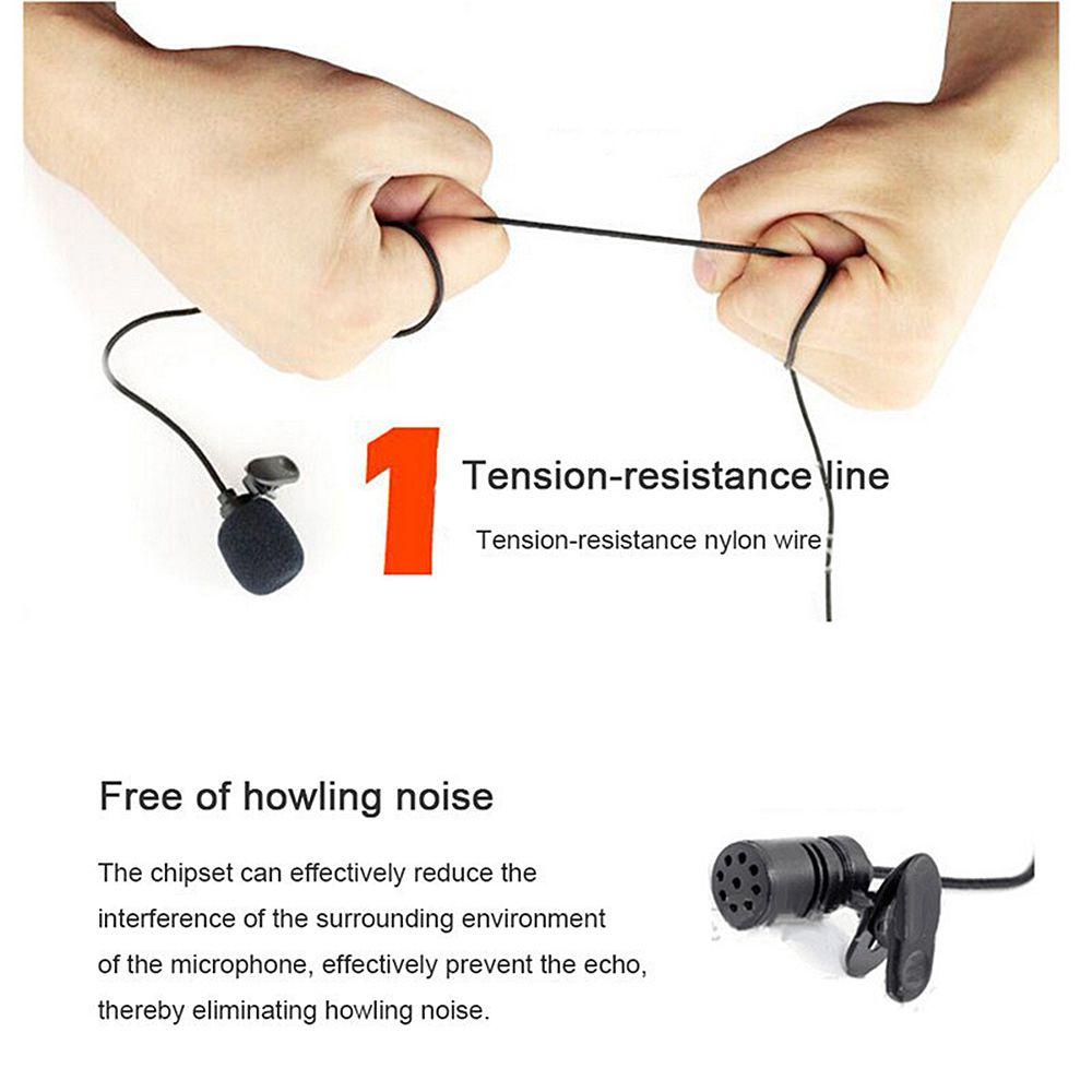 Mic Kẹp Cổ Áo Khuếch Đại Âm Thanh lavalier Có Dây Loa