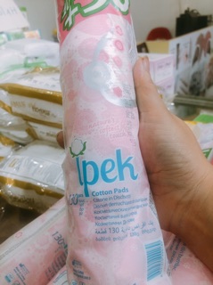 Bông tẩy trang ipek 130 miếng