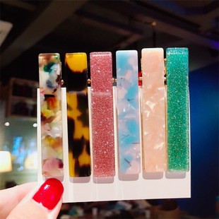 Kẹp Tóc Nữ Hình Chữ Nhật Nhiều Màu Sắc Xinh Xắn