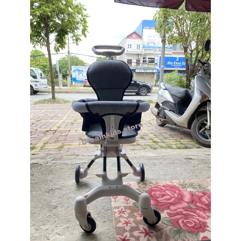 [QUÀ TẶNG] XE ĐẨY DU LỊCH CHO BÉ, XE ĐẢO CHIỀU GẤP GỌN - HÀNG CAO CẤP (combo ưu đãi - phía dưới)