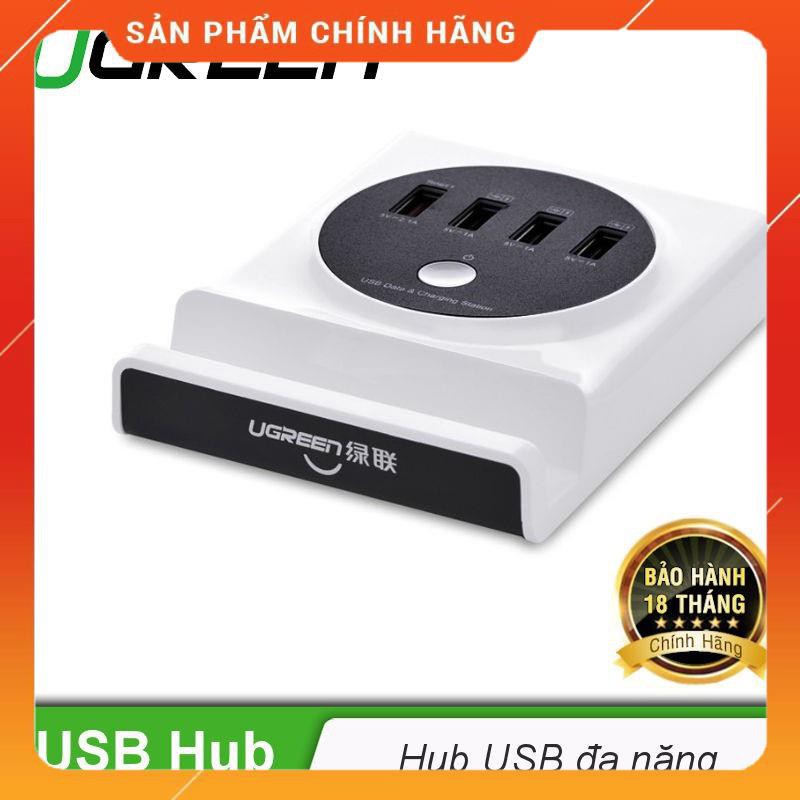 Hub USB 4 cổng kiêm sạc đa năng UGREEN 20352 dailyphukien