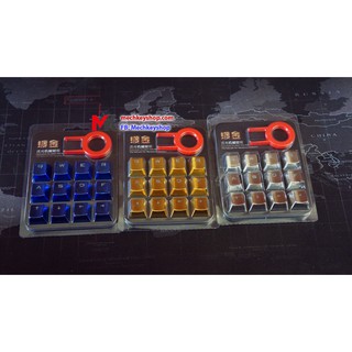 Bộ keycap E-Element 12 nút pbt xuyên led