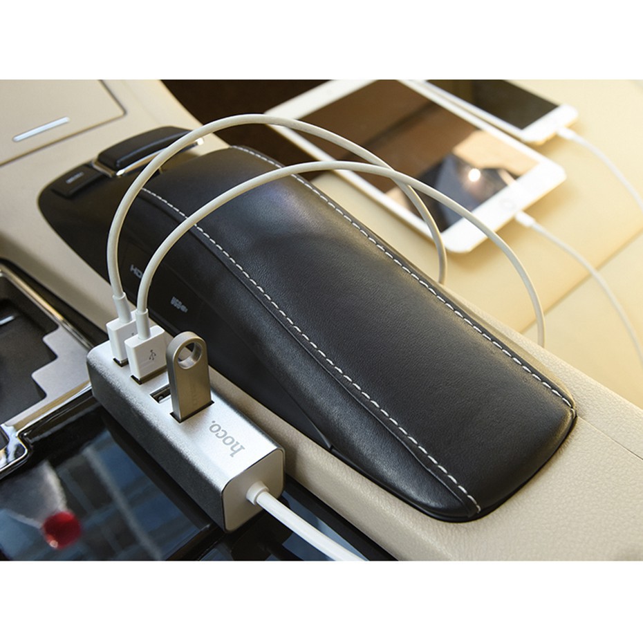 Xả kho -  Bộ Chia Cổng USB Hoco HB1 Chính Hãng - BH 1 Năm