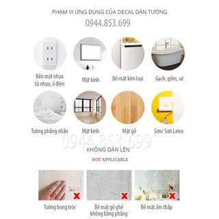 Decal dán tường trang trí sinh nhật cho bé