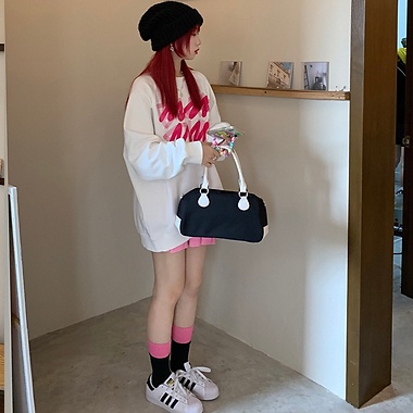 Áo Thun Sweater Mỏng Dáng Rộng Kiểu Hàn Quốc Thời Trang Mùa Thu Cho Nữ