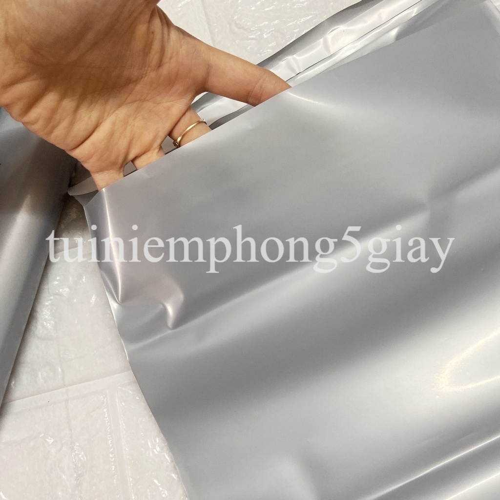 [1Kg–Màu Xám Bạc-Đủ size] Túi gói hàng niêm phong tự dính - túi đóng hàng chuyển phát nhanh có sẵn keo dính – 5 GIÂY