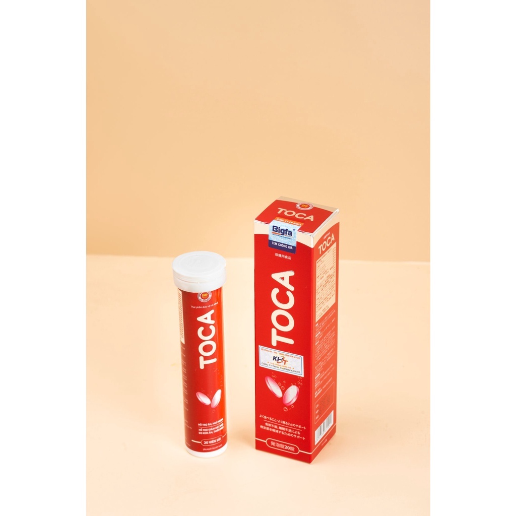 Viên sủi TOCA - Hỗ trợ tăng cân, ăn ngon, ngủ ngon, giảm mệt mỏi