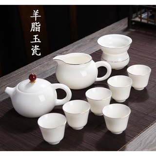 bộ ấm chén bạch định thấu quang