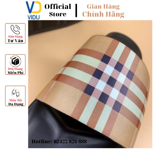 Dép nam thời trang BURBERRY ViDu 21113 màu vàng dễ đi, chống thấm nước