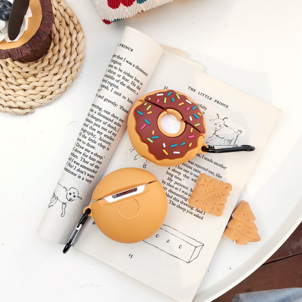 airpods case Cute Donuts airpods pro case anti-drop protective cover for airpods 1/2/pro wireless bluetooth headsets