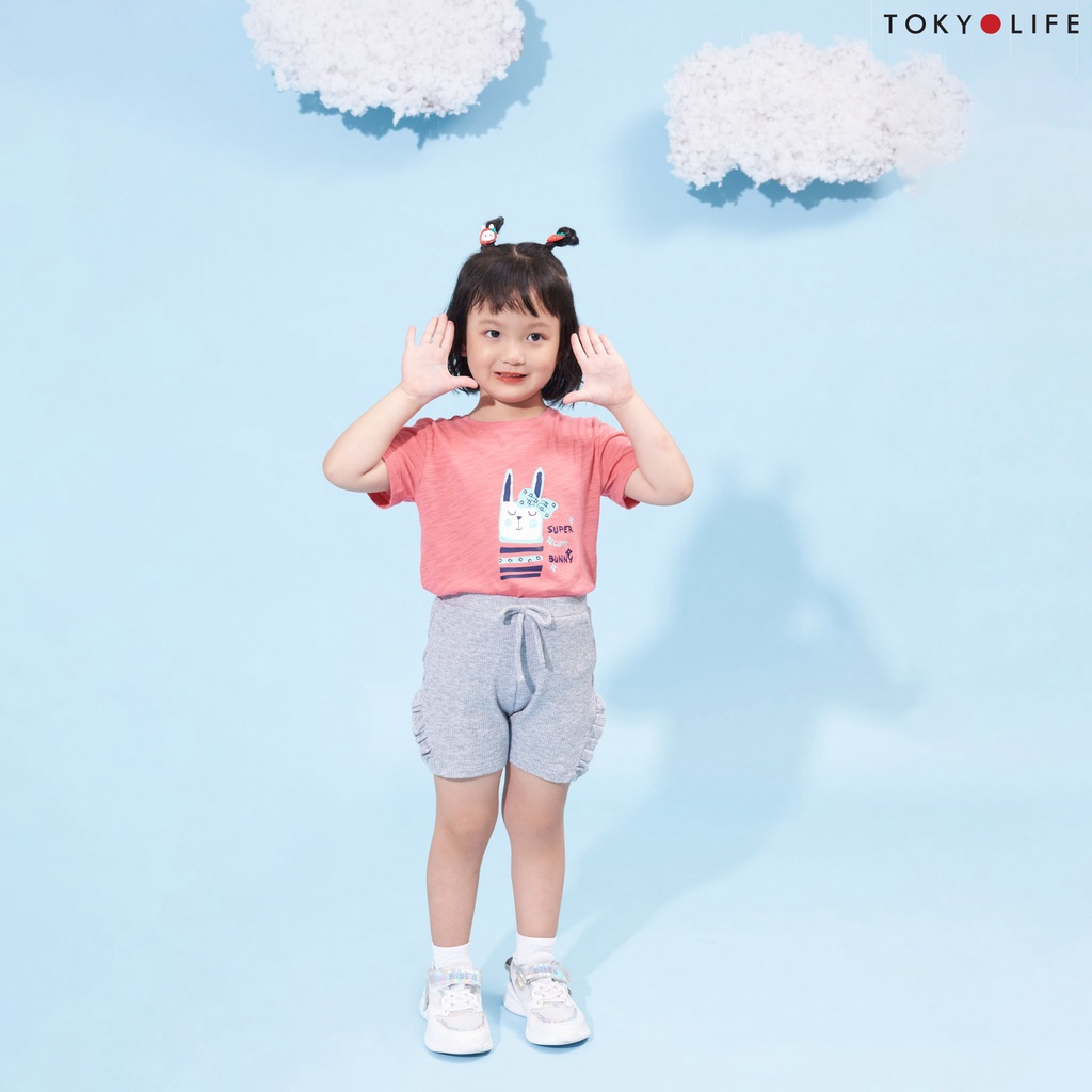 Áo T-Shirt Bé gái cổ tròn TOKYOLIFE I4TSH523K