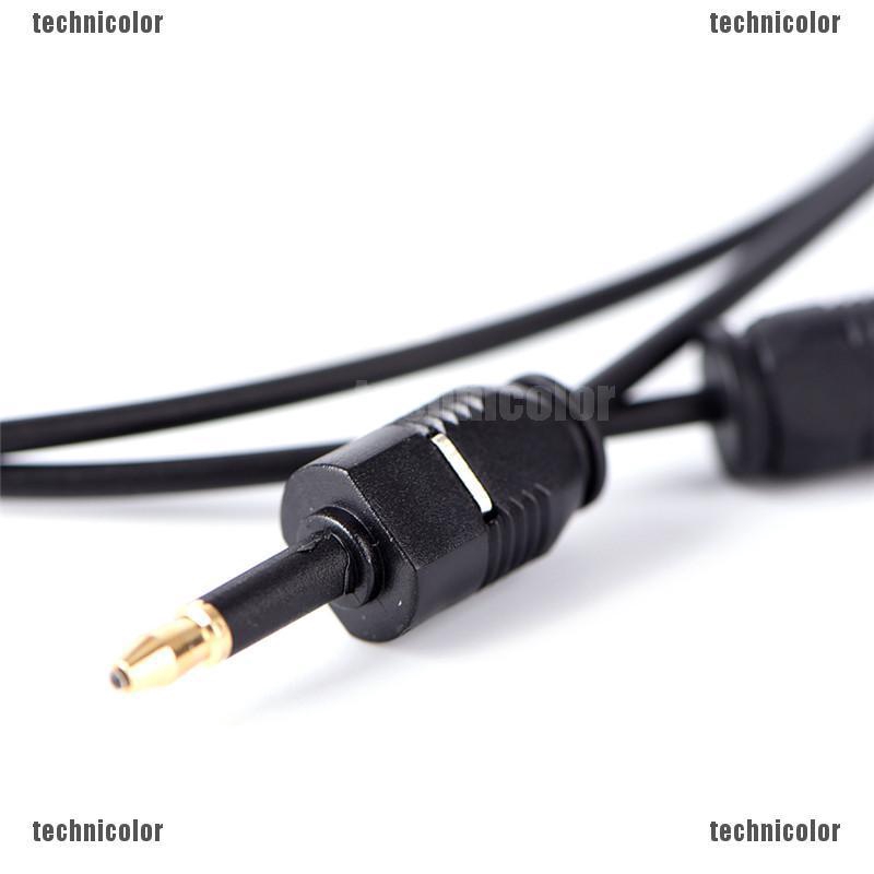 Cáp Âm Thanh Toslink Màu Đen Jack Cắm 3.5mm Dài 1m