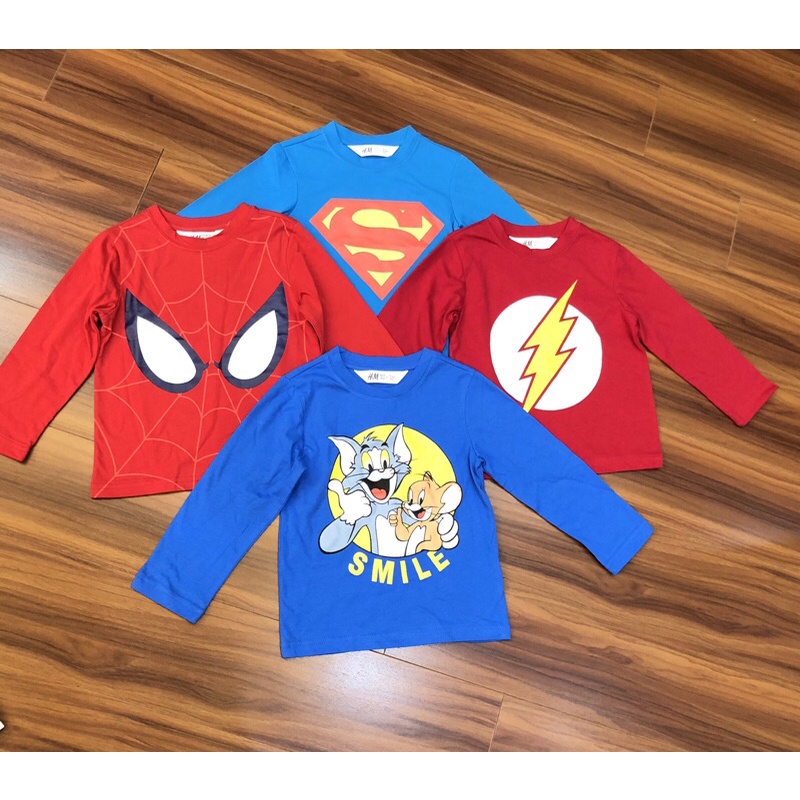 Áo dài tay bé trai từ 1-12 tuổi