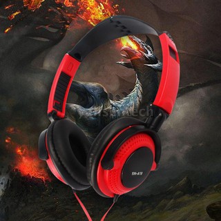 Tai nghe trùm đầu thể thao SN-A18 chuyên game có micro cho máy tính laptop