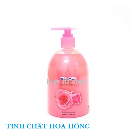 Com Bo 3 Chai Sữa rửa tay SAAD Thái Lan 500ml