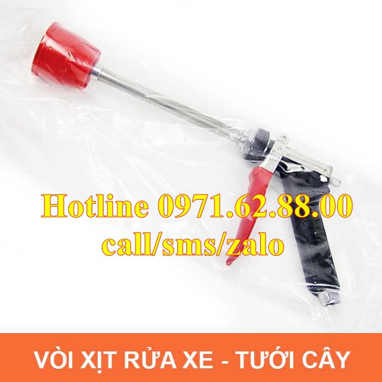 Súng Xịt Áp Lực Cao Tưới Cây Phun Thuốc Sâu Rửa Xe Inox hàng xịn bảo hành 12 tháng