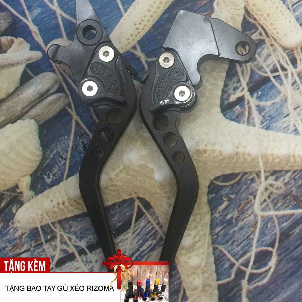 Trọn bộ tay phanh cao cấp Racing Boy thiết kế sắc sảo cho xe máy đẹp như mới DDT