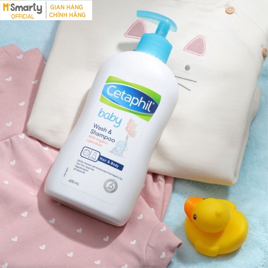 Sữa Tắm Dưỡng Da Cho Bé Cetaphil Baby Daily Lotion With Organic Calendula 230ml - 400ml
