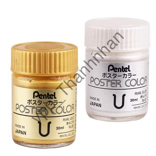 Màu nhũ Pentel Poster Color, Màu nhũ CAO CẤP (Chính hãng) (Chính Hãng)