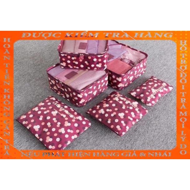 XẢ HÀNG Set 6 túi du lịch tiện ích Monopoly Travel mngngo