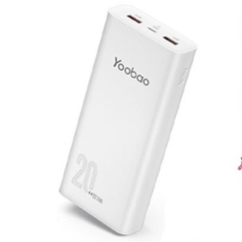 Pin sạc dự phòng 20000mAh D20Q Yoobao PD 20 Sạc nhanh công suất 22,5W- Dùng cho Iphone 11,12, Huawei