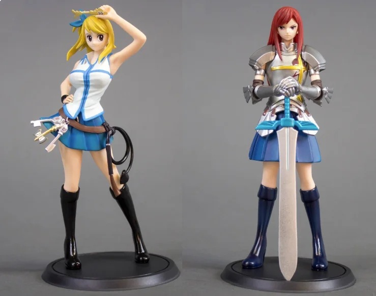 Set 4 Mô Hình Nhân Vật Phim Hoạt Hình Fairy Tail