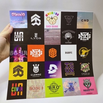 Set 25 Sticker Local Brand Cao Cấp - Nhiều mẫu - Chống thấm - Chấm xước - Chất liệu Decal