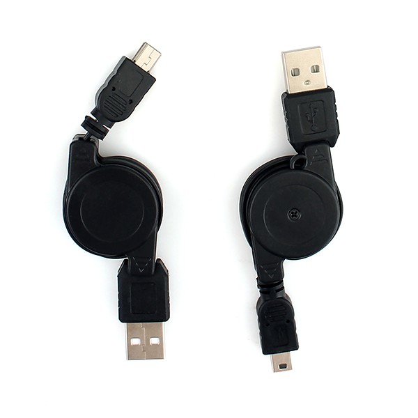 Cáp sạc USB mini RETEKESS chuyên nghiệp có thể điều chỉnh độ dài đến 0.7m