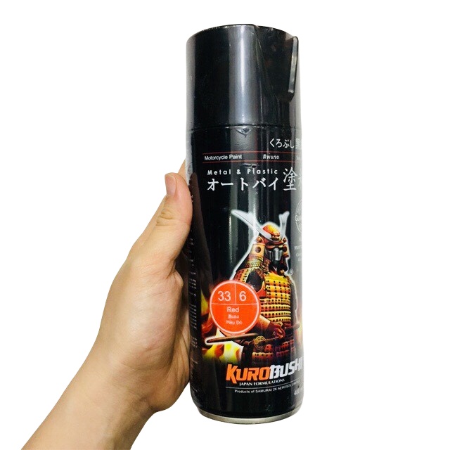 Sơn xịt Samurai - 33/6 MÀU ĐỎ 400ML