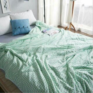 Chăn điều hòa muji trần bông mỏng.loại 2*2,3m.