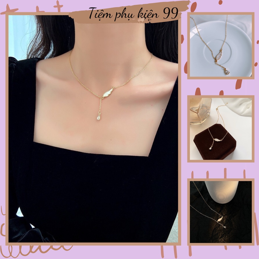 Dây Chuyền/ Vòng Cổ Hình Cánh Chim Xinh Xắn Đậm Chất Nữ Tính