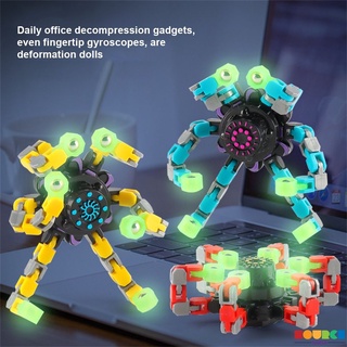 Con quay đồ chơi Fidget Spinner phát sáng -SOU