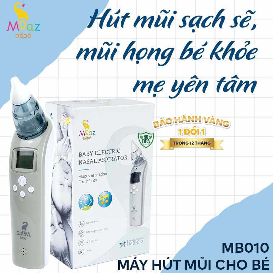 MÁY HÚT MŨI ĐIỆN TỬ CHO BÉ MOAZ BÉBÉ MB010