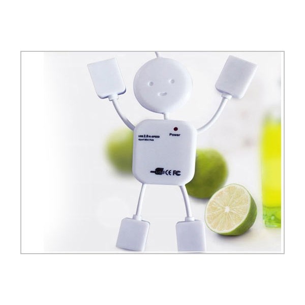 Chia Cổng USB Robot Big-A2267 (Trắng)