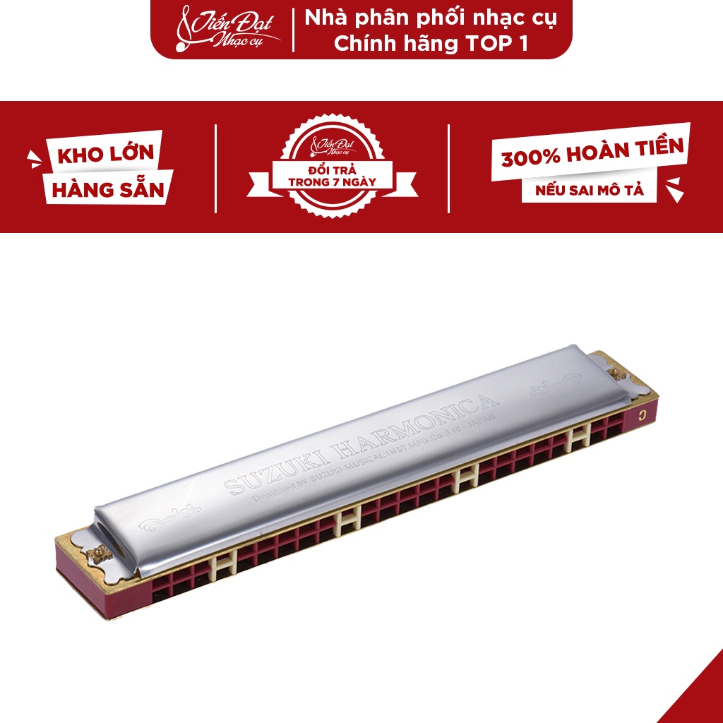 Kèn Harmonica Tremolo SU-24, Suzuki Study 24, Suzuki Winner 24, Folk Master Chính Hãng