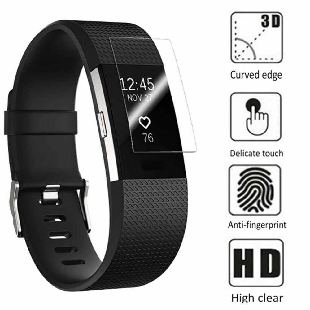 6 Miếng Dán Bảo Vệ Mặt Đồng Hồ Thông Minh Fitbit Charge 3 V19